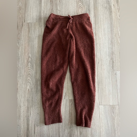 Anthropologie Daily Practice Women’s Teddy Fuzzy Sweats Set Brown - Size XS - Picture 5 of 11